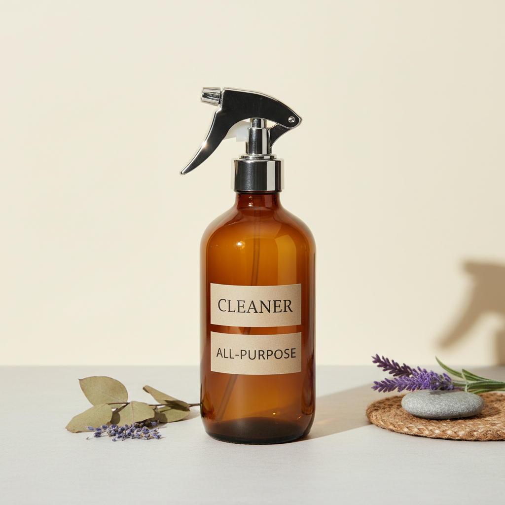 Refillable Glass Spray Bottle